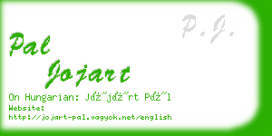 pal jojart business card